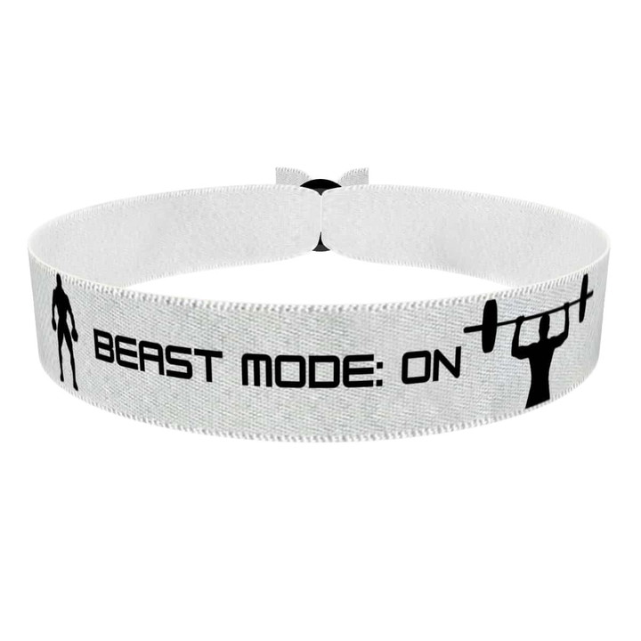 Zum Produkt Stoffarmband Beast Mode für Fitness und Motivation