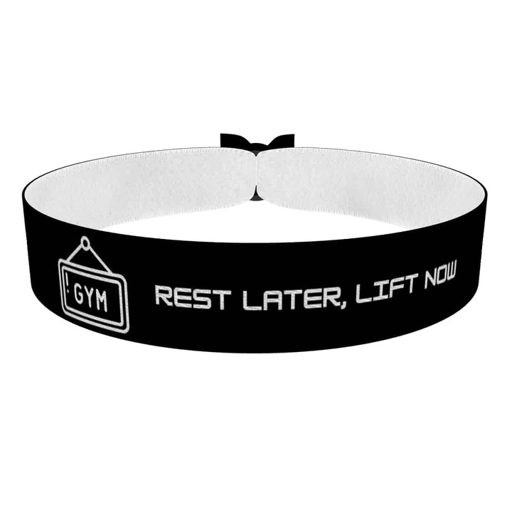 Zum Produkt Fitness Stoffarmband Later Lift Now