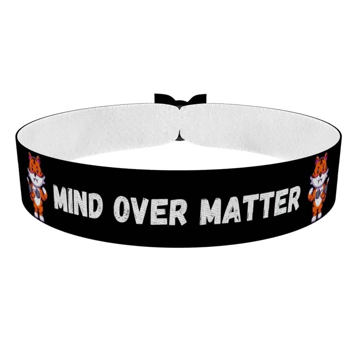 Zum Produkt Stoffarmband Mind Over Matter für Fitness und Motivation