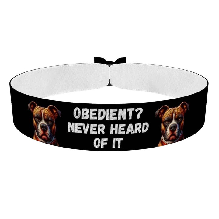 Zum Produkt Stoffarmband für Hundeliebhaber mit Boxer Motiv