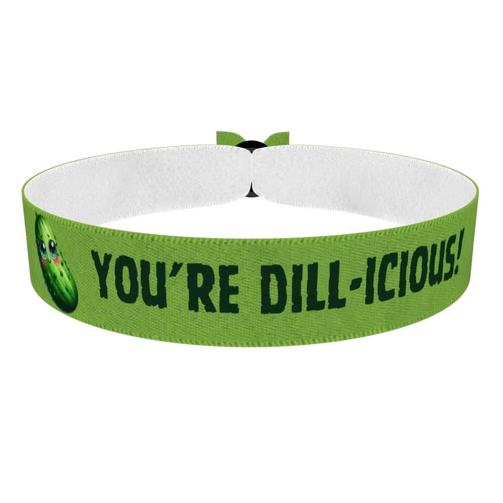 Zum Produkt Stoffarmband mit Dillmotiv für Food & Drinks Fans