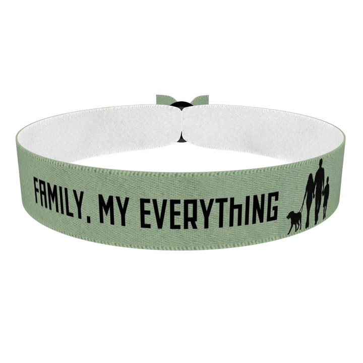 Zum Produkt Stoffarmband Family My Everything für Freunde und Familie