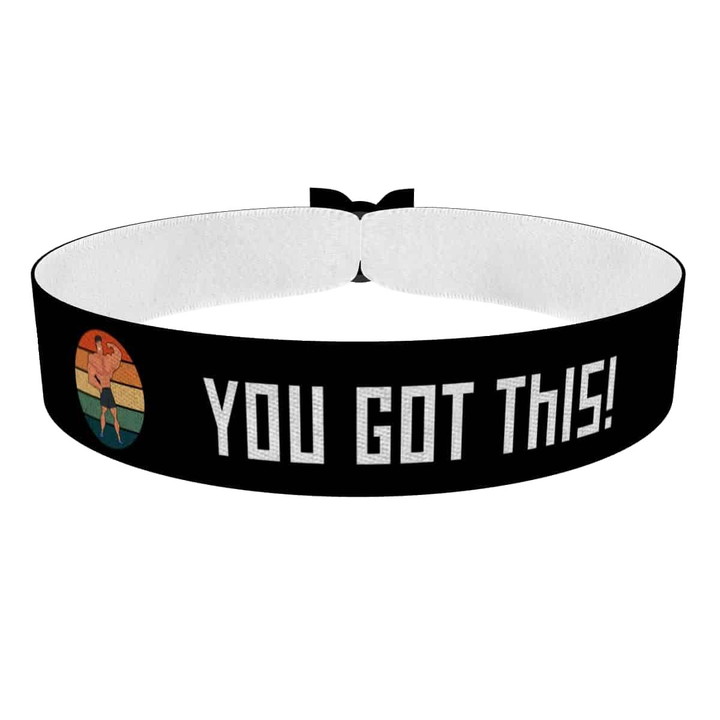 Zum Produkt Stoffarmband mit Motiv You Got This für Motivation