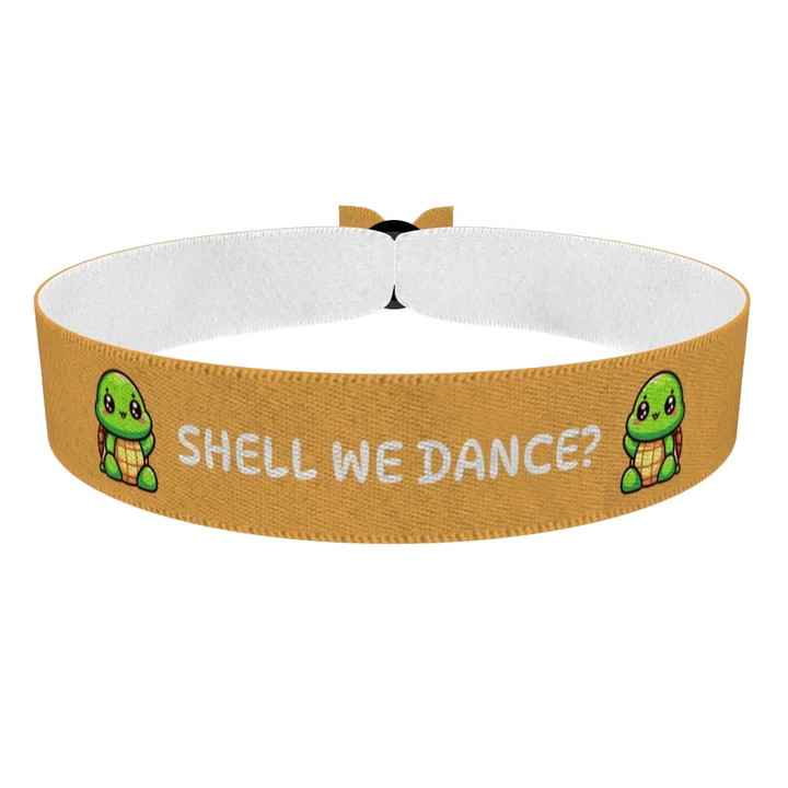 Zum Produkt Süßes Schildkrötenmotiv Stoffarmband