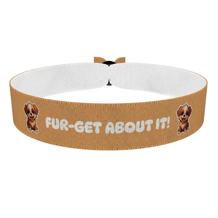 Zum Produkt Stoffarmband mit süßem Hundemotiv für Tierliebhaber
