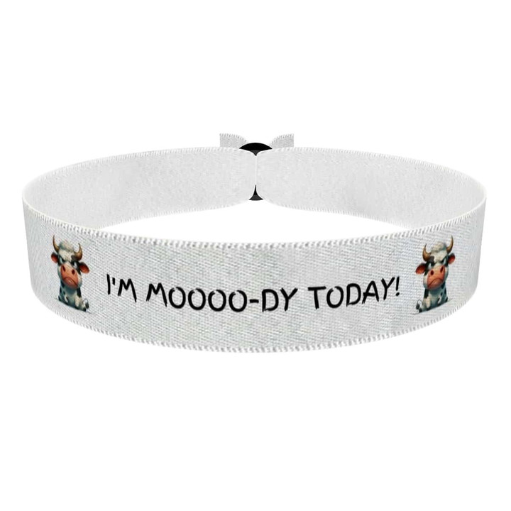 Zum Produkt Kreatives Kuhmotiv Stoffarmband für jeden Anlass