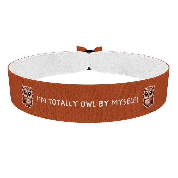 Zum Produkt Stoffarmband mit Eulenmotiv für Naturliebhaber und Schmuckfans