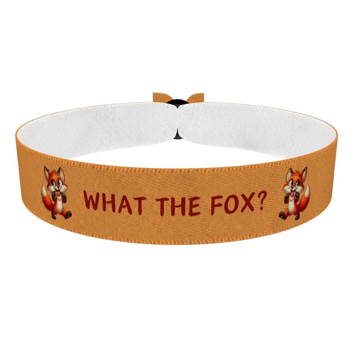 Zum Produkt Was der Fuchs Stoffarmband