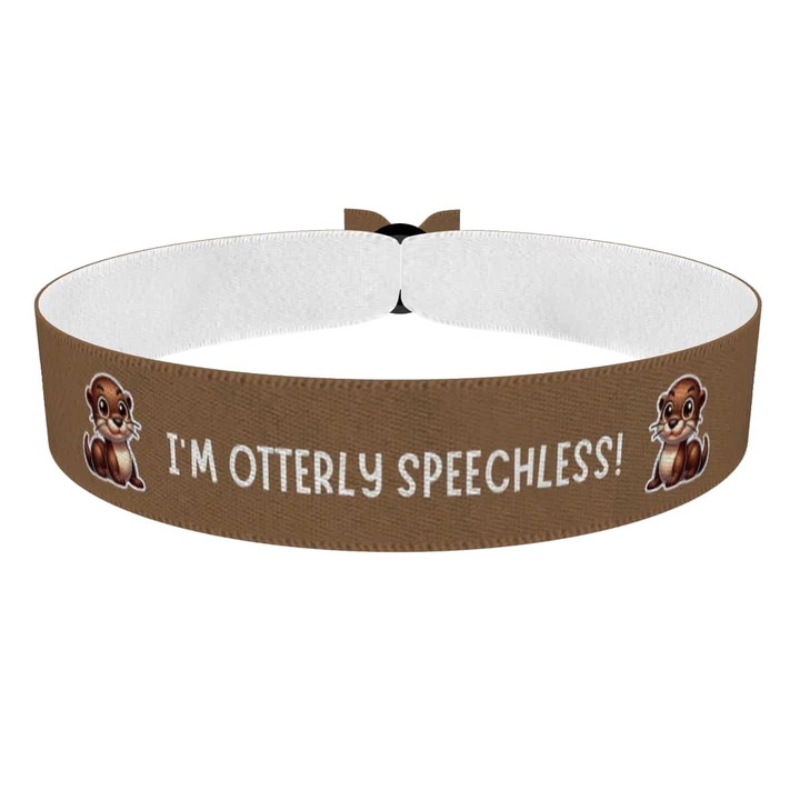 Zum Produkt Süßes Ottermotiv Stoffarmband für Tierliebhaber