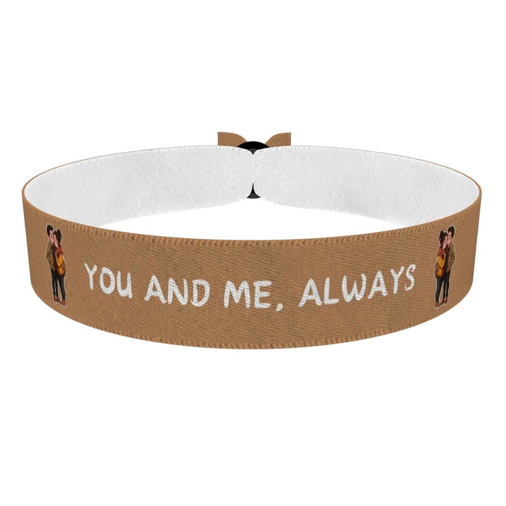 Zum Produkt You and Me Stoffarmband