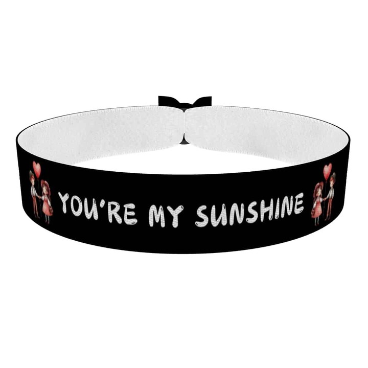 Zum Produkt You’re my sunshine Pärchen Stoffarmband