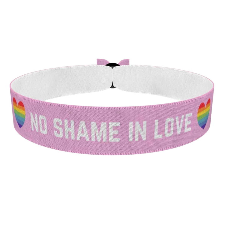 Zum Produkt No Shame in Love Stoffarmband