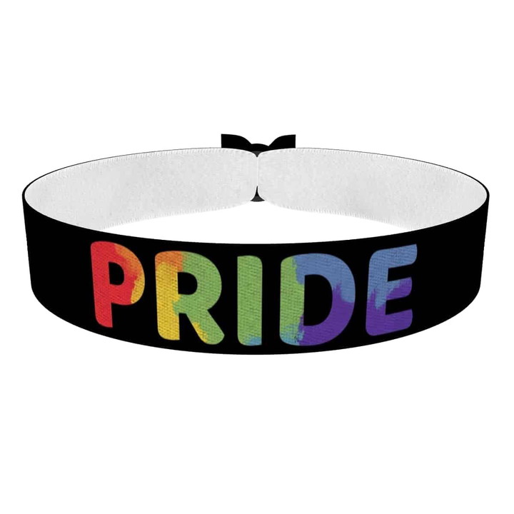 Zum Produkt Pride Motiv Stoffarmband für LGBTQ+ Unterstützung