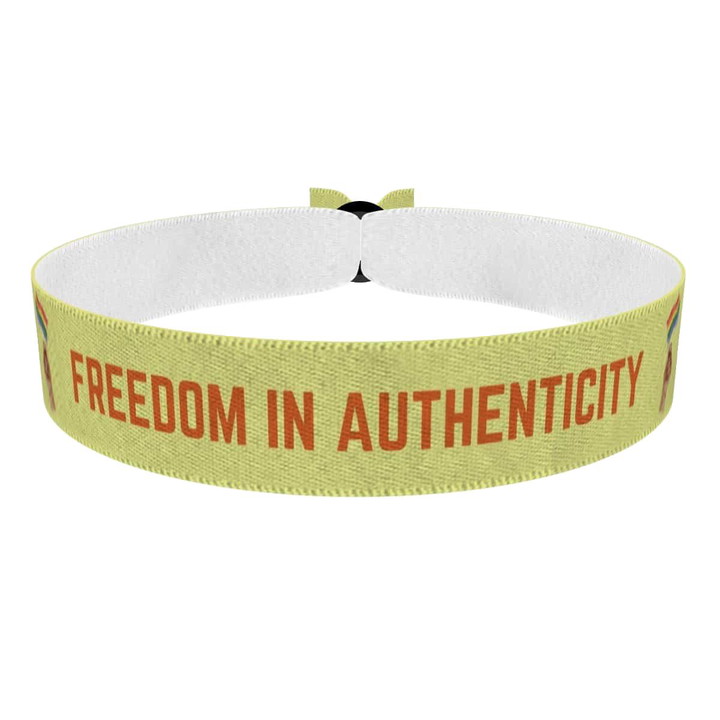 Zum Produkt Freedom in Authenticity Stoffarmband