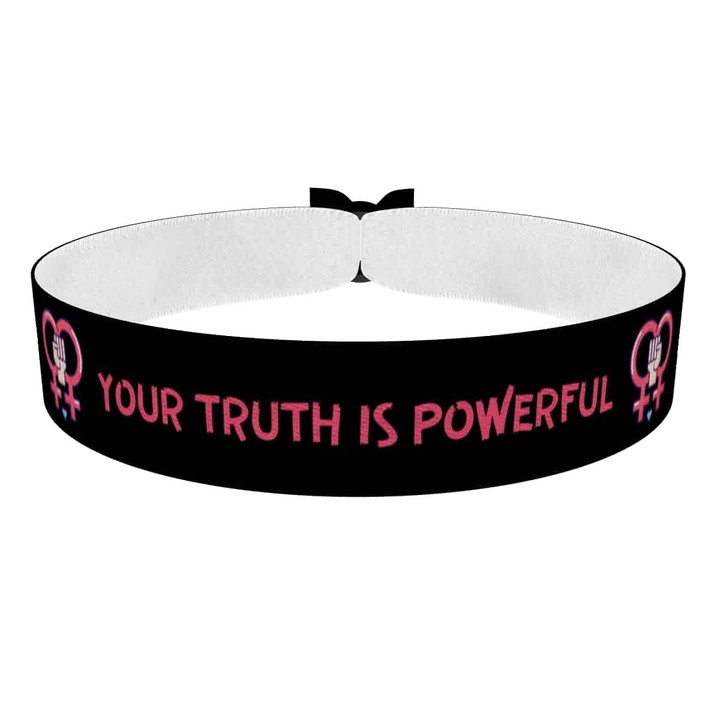 Zum Produkt Your Truth is Powerful Stoffarmband