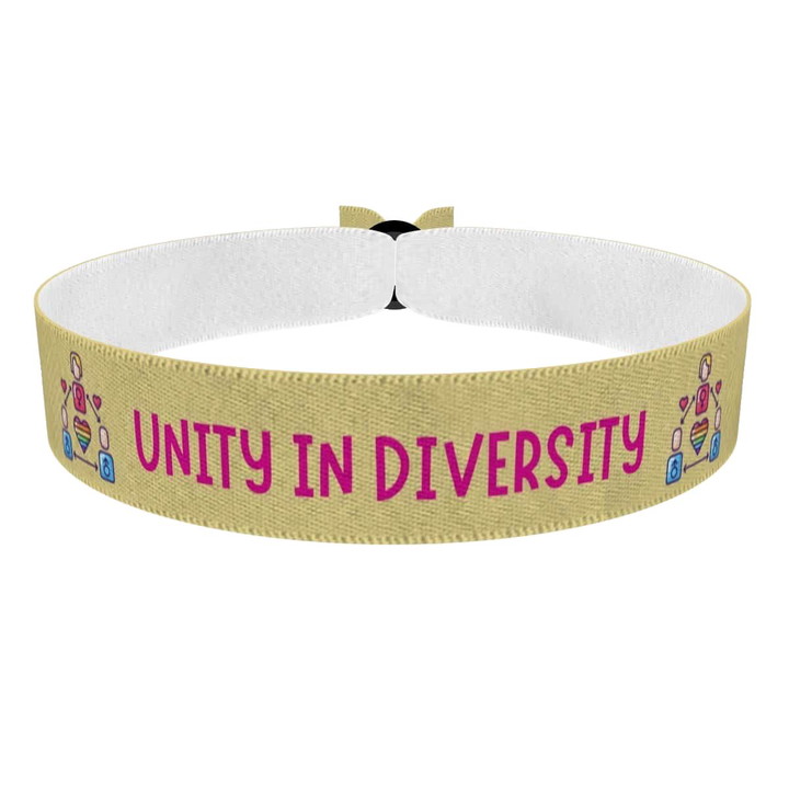 Zum Produkt Unity in Diversity Stoffarmband