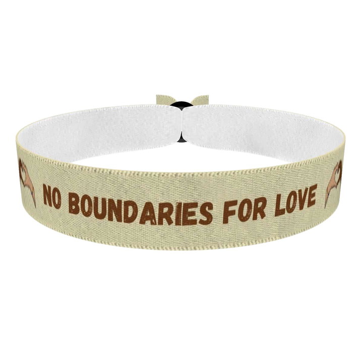 Zum Produkt No Boundaries for Love Stoffarmband