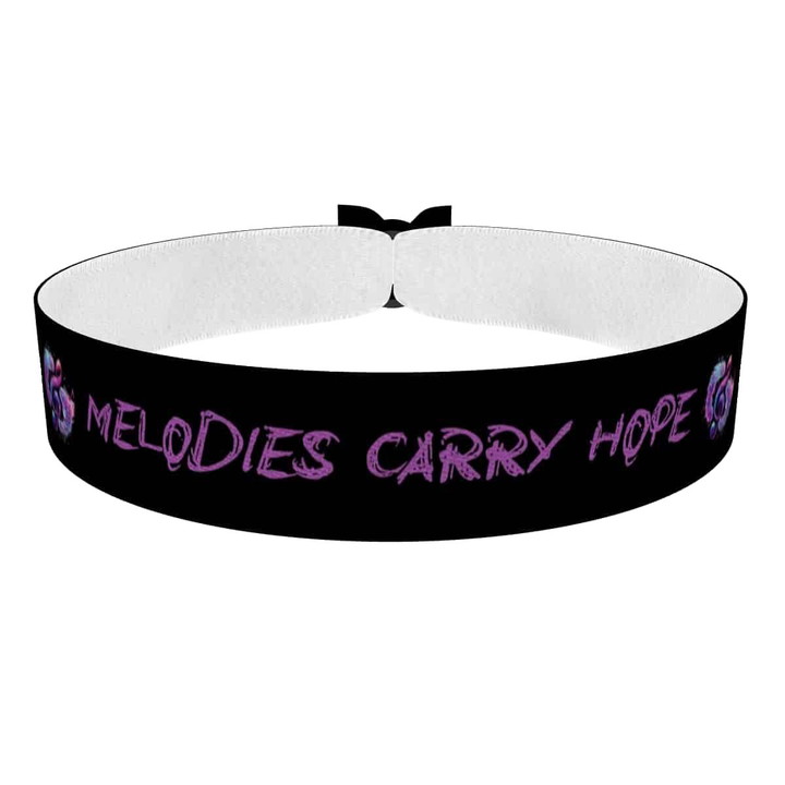 Zum Produkt Melodies Carry Hope Stoffarmband