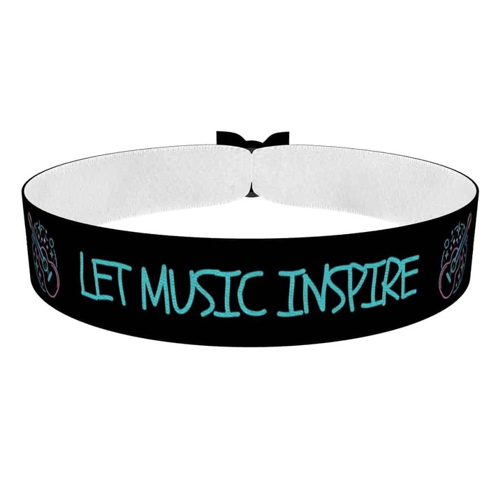 Zum Produkt Let Music Inspire Stoffarmband