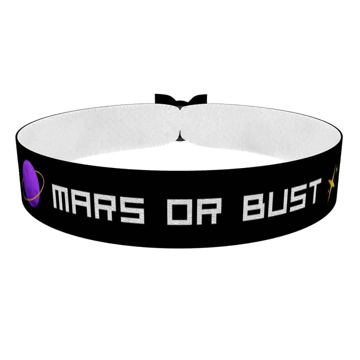 Zum Produkt Mars or Bust Stoffarmband