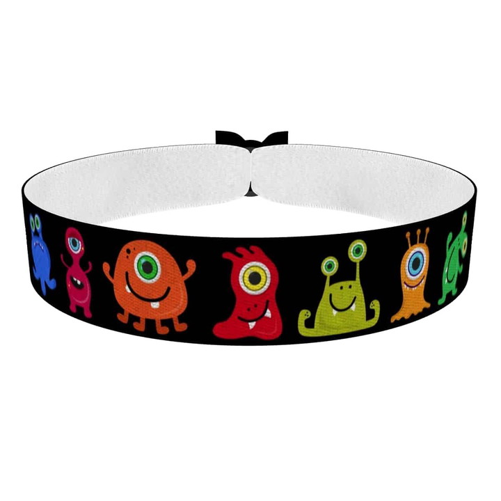 Zum Produkt Bunte Monster aus dem Weltraum Stoffarmband