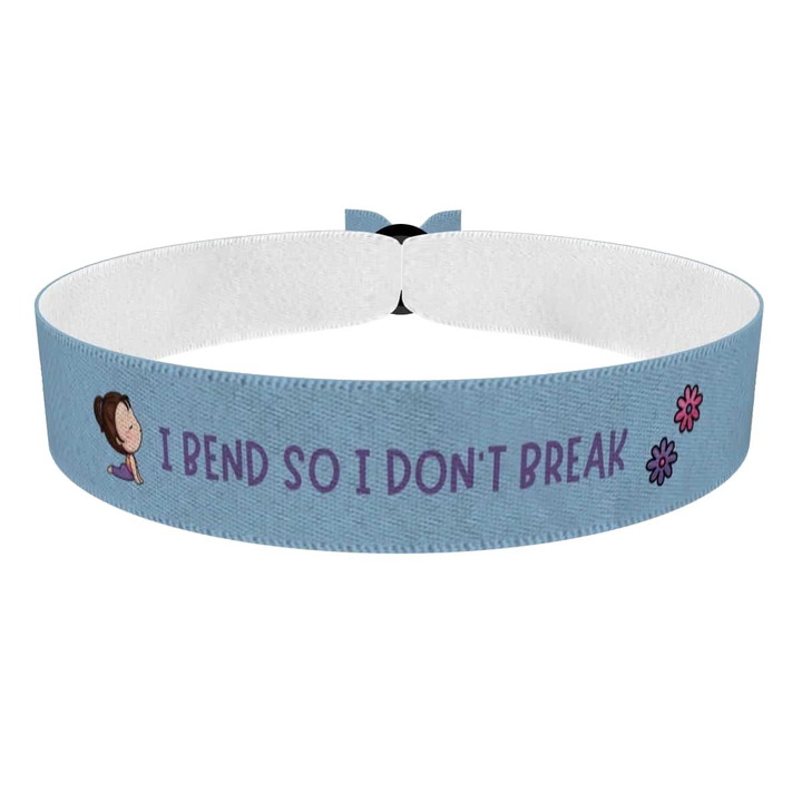Zum Produkt I bend so I don’t break Stoffarmband