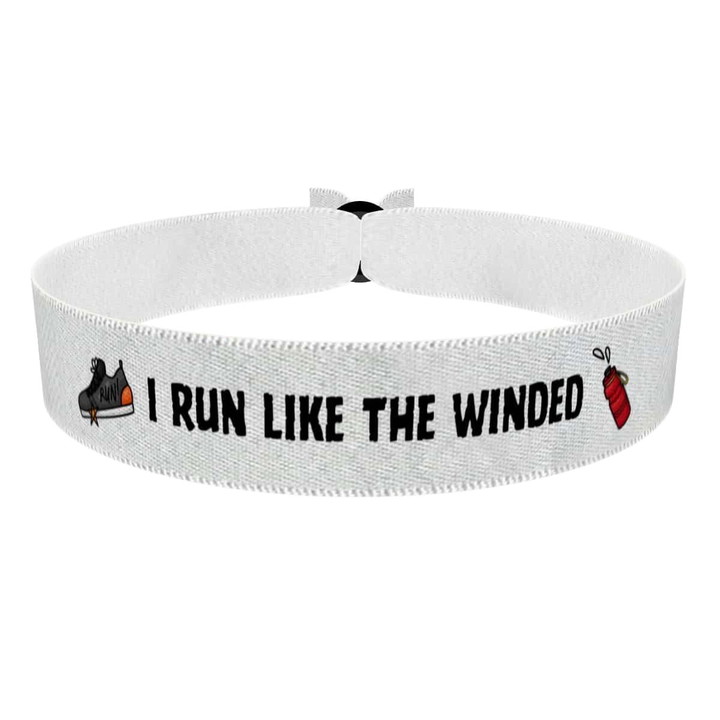Zum Produkt I run like the winded Stoffarmband