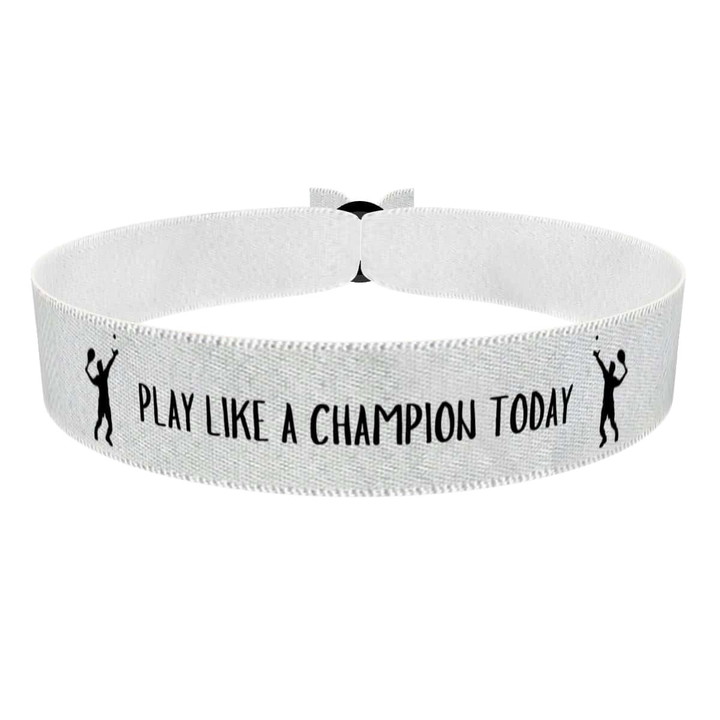 Zum Produkt Sportmotiv Play Like a Champion Stoffarmband