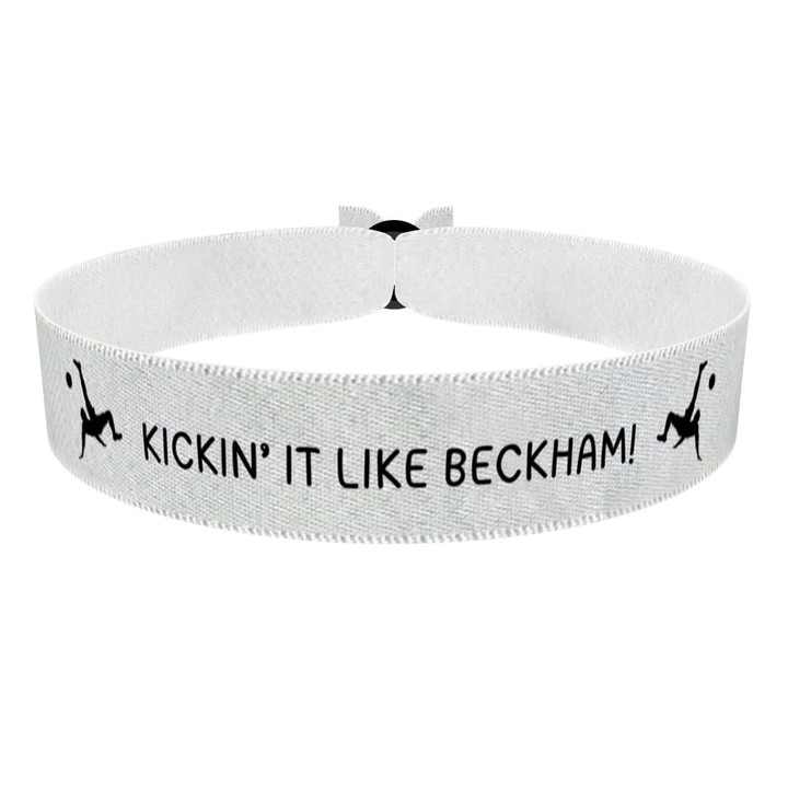 Zum Produkt Kickin' it like Beckham Stoffarmband