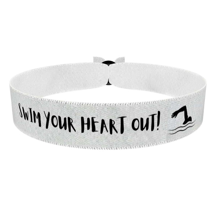 Zum Produkt Swim Your Heart Out Stoffarmband
