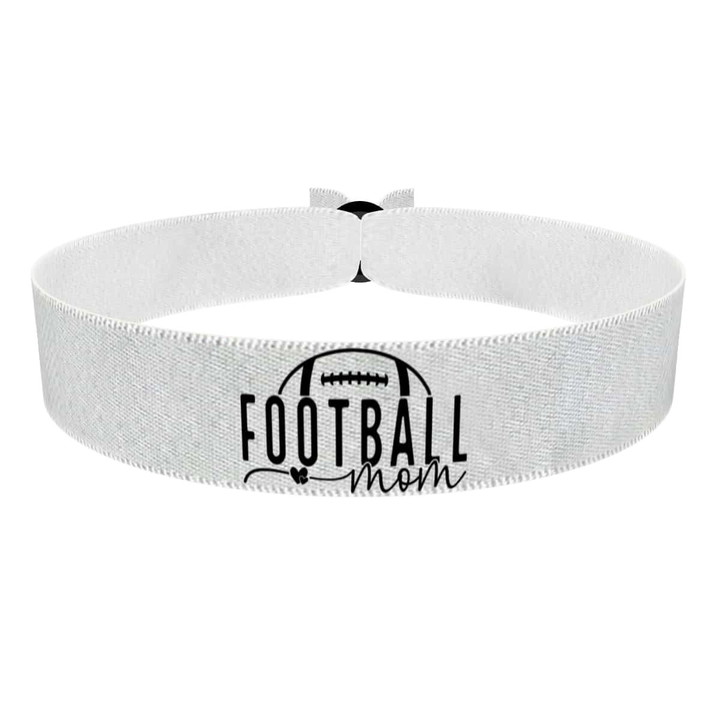 Zum Produkt Stoffarmband Football Mom für sportliche Fans und Eltern