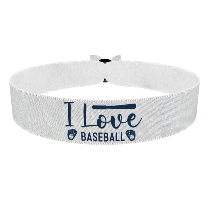Zum Produkt I love baseball Stoffarmband