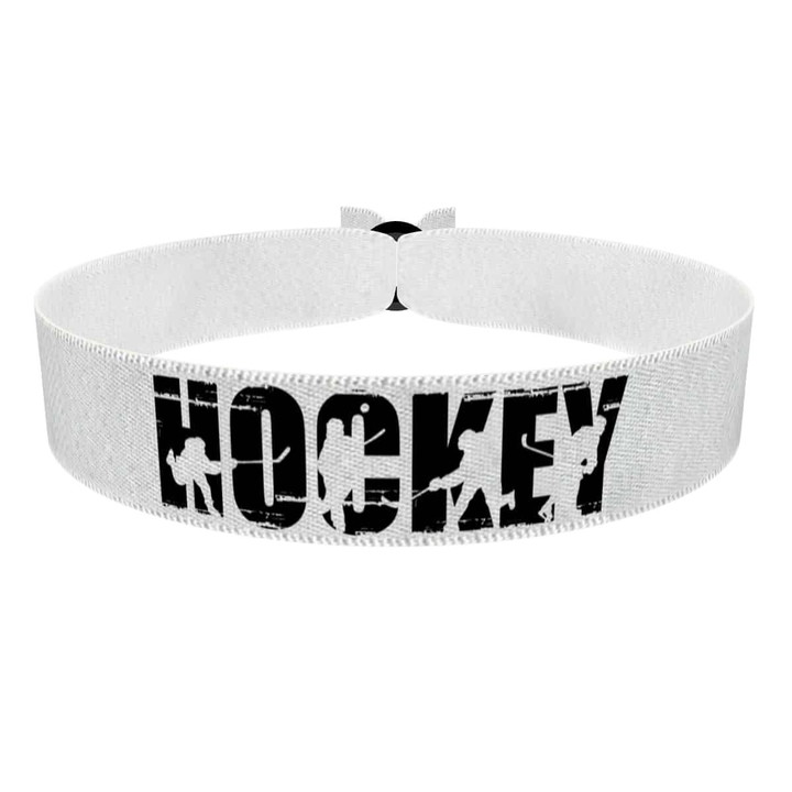 Zum Produkt Sportliches Hockey Motiv Stoffarmband