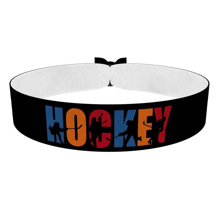 Zum Produkt Hockey Motiv Stoffarmband für Sportbegeisterte
