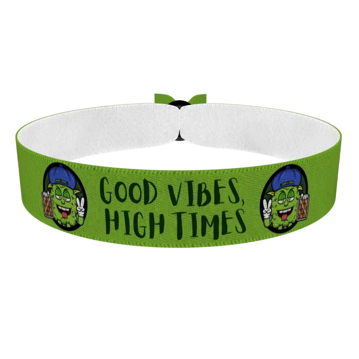 Zum Produkt Good Vibes High Times Stoffarmband
