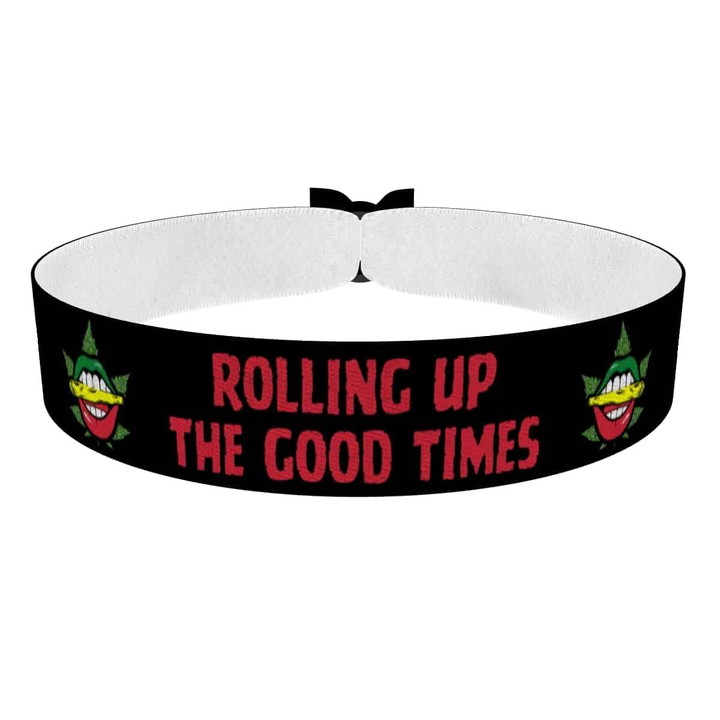 Zum Produkt Rolling Up The Good Times Stoffarmband