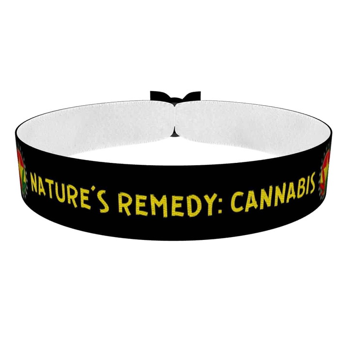 Zum Produkt Nature's Remedy Cannabis Stoffarmband