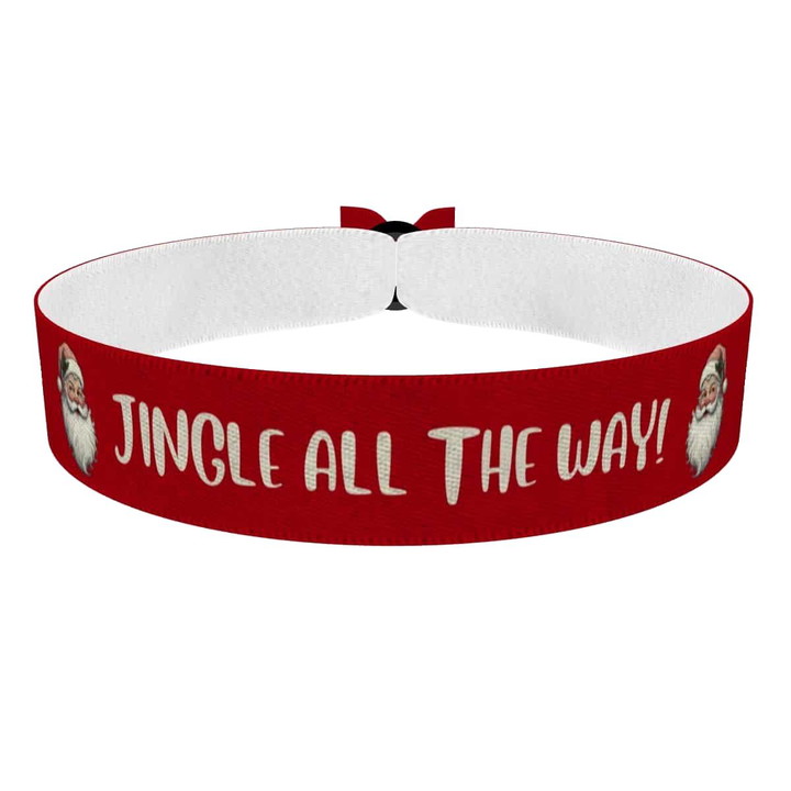 Zum Produkt Jingle All the Way Stoffarmband