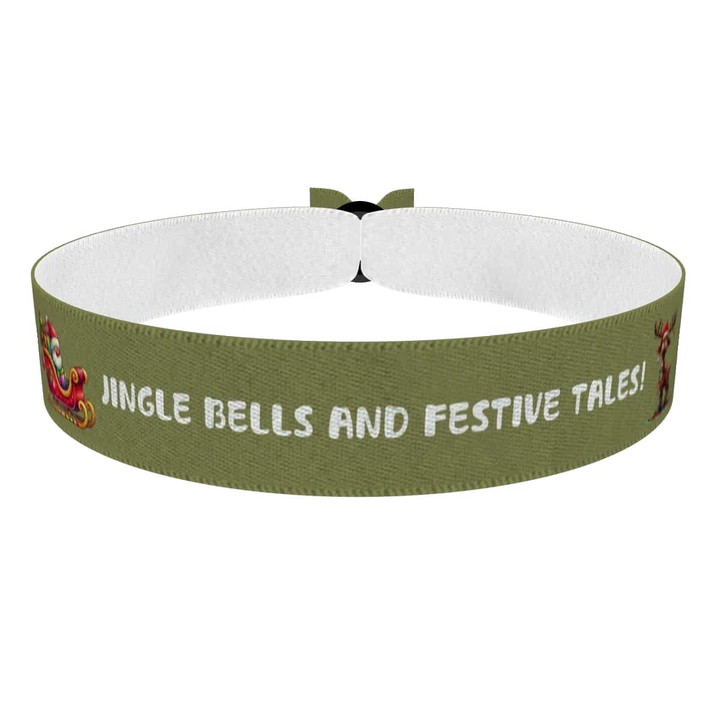 Zum Produkt Jingle Bells Weihnachtsstoffarmband