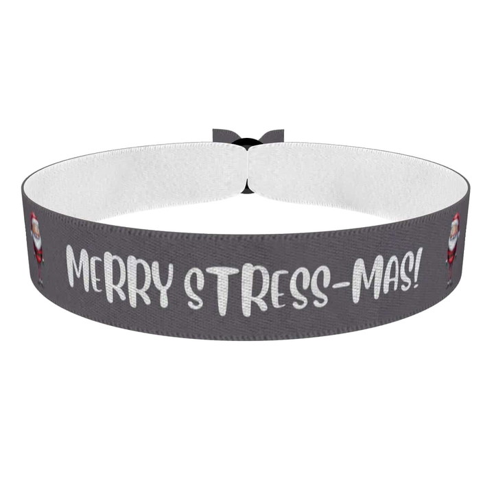 Zum Produkt Merry Christmas Motiv Stoffarmband