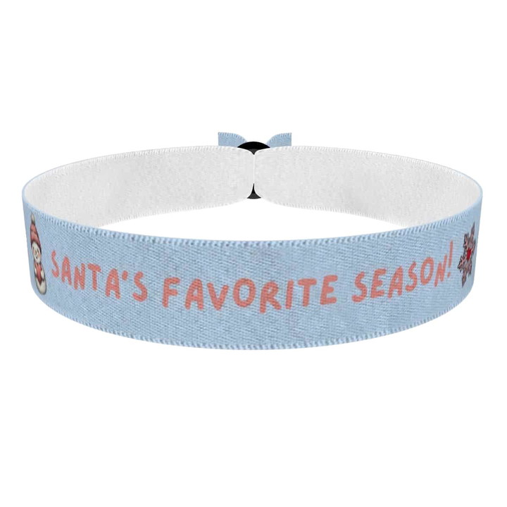 Zum Produkt Santa's Favorite Season Stoffarmband