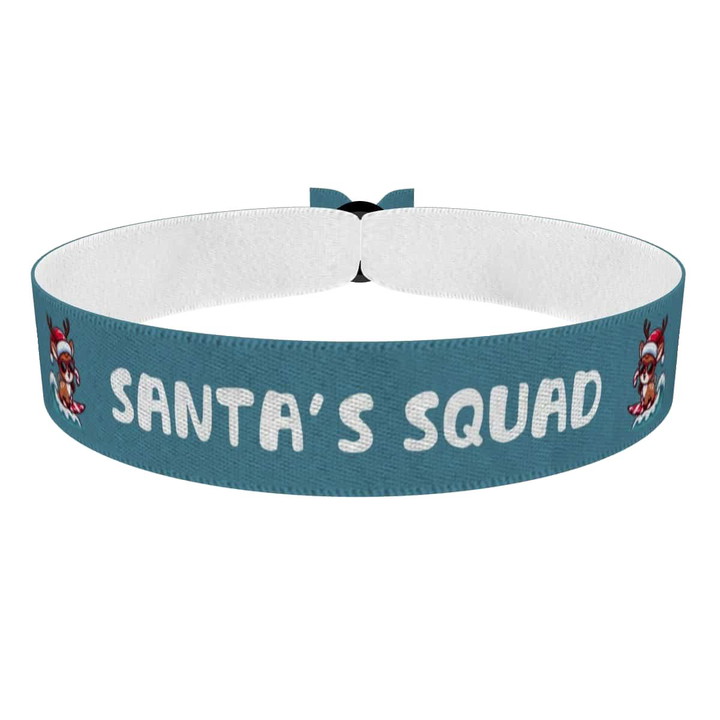 Zum Produkt Santa's Squad Stoffarmband