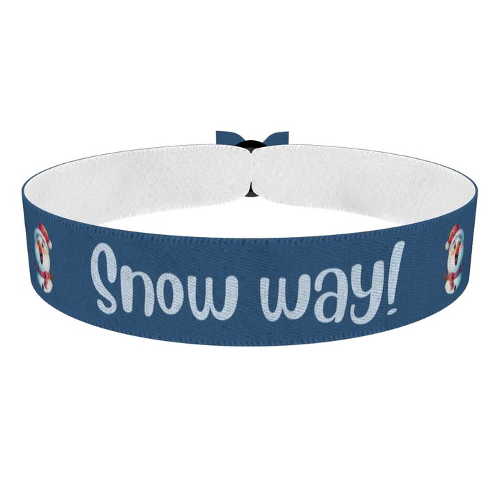Zum Produkt Schneemann Weihnachtsstoffarmband