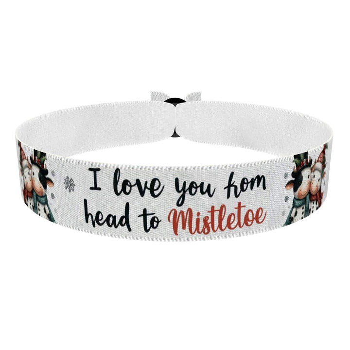 Zum Produkt I love you from Mistletoe Stoffarmband