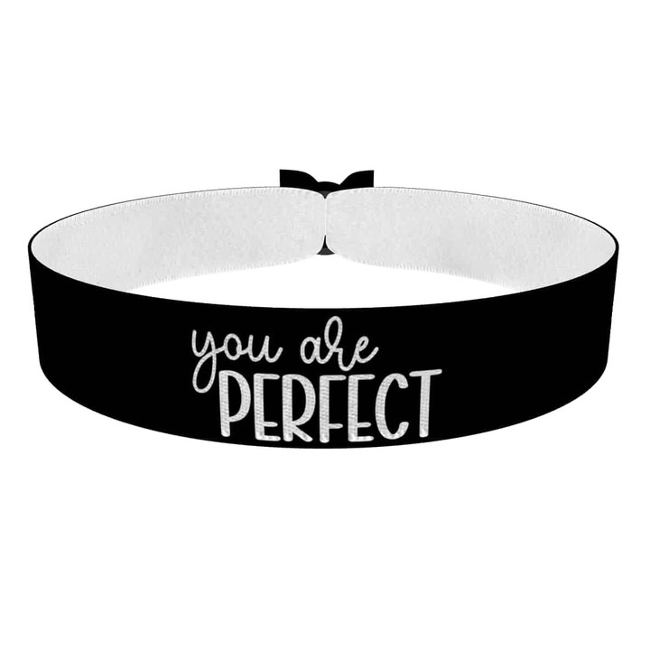 Zum Produkt You are Perfect Stoffarmband - Du bist perfekt Armband