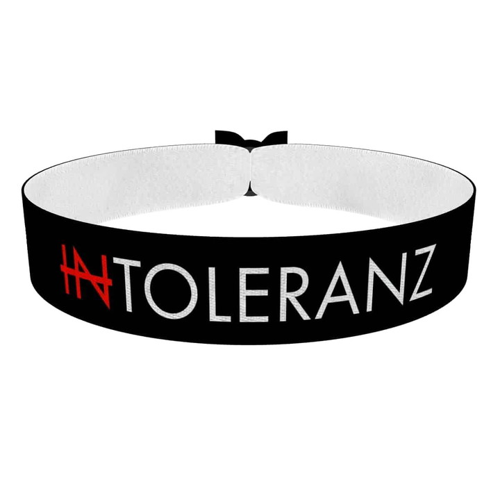 Zum Produkt Toleranz statt Intoleranz Stoffarmband