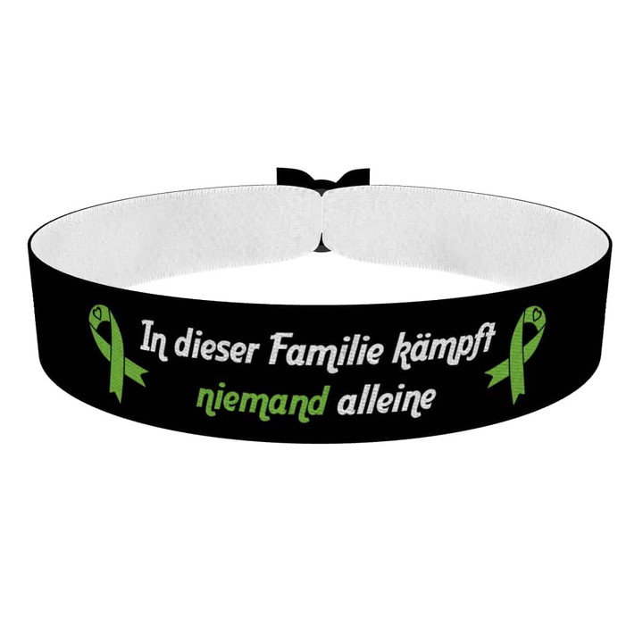 Zum Produkt In dieser Familie kämpft niemand alleine Stoffarmband