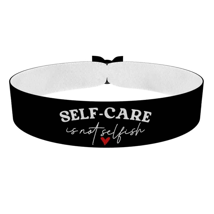 Zum Produkt Self-Care is not selfish Stoffarmband