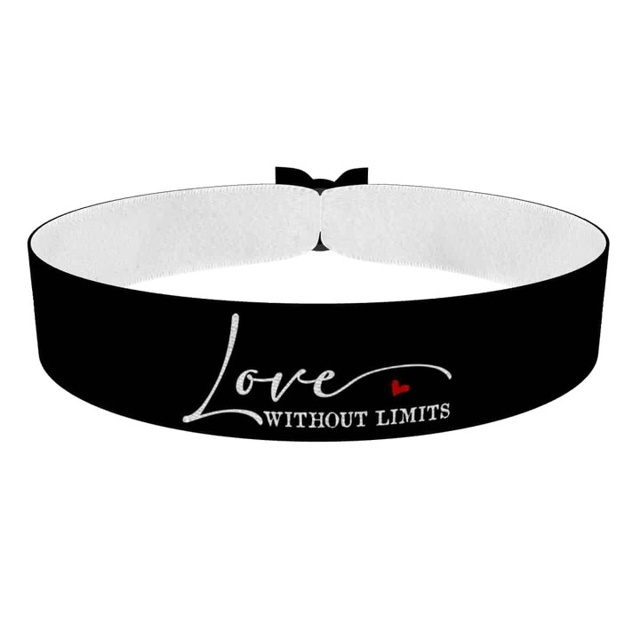 Zum Produkt Love without limits Stoffarmband