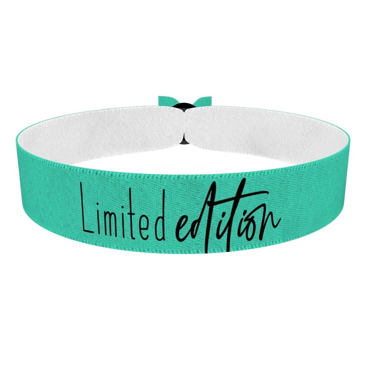 Zum Produkt Limited Edition Stoffarmband türkis